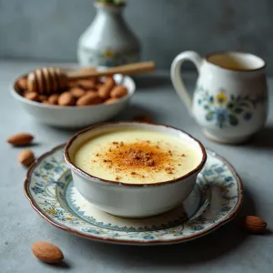 Imagen de Bienmesabe canario, postre casero de almendras típico de Tenerife