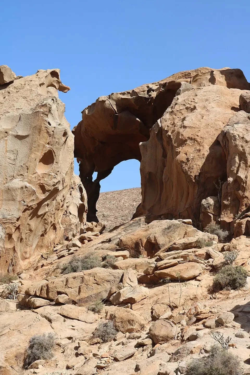 El espectacular Arco de las Peñitas, una formación rocosa natural en Fuerteventura