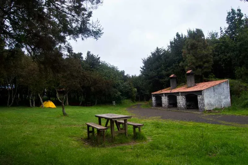 Área recreativa y zona de acampada en la Laguna de Barlovento