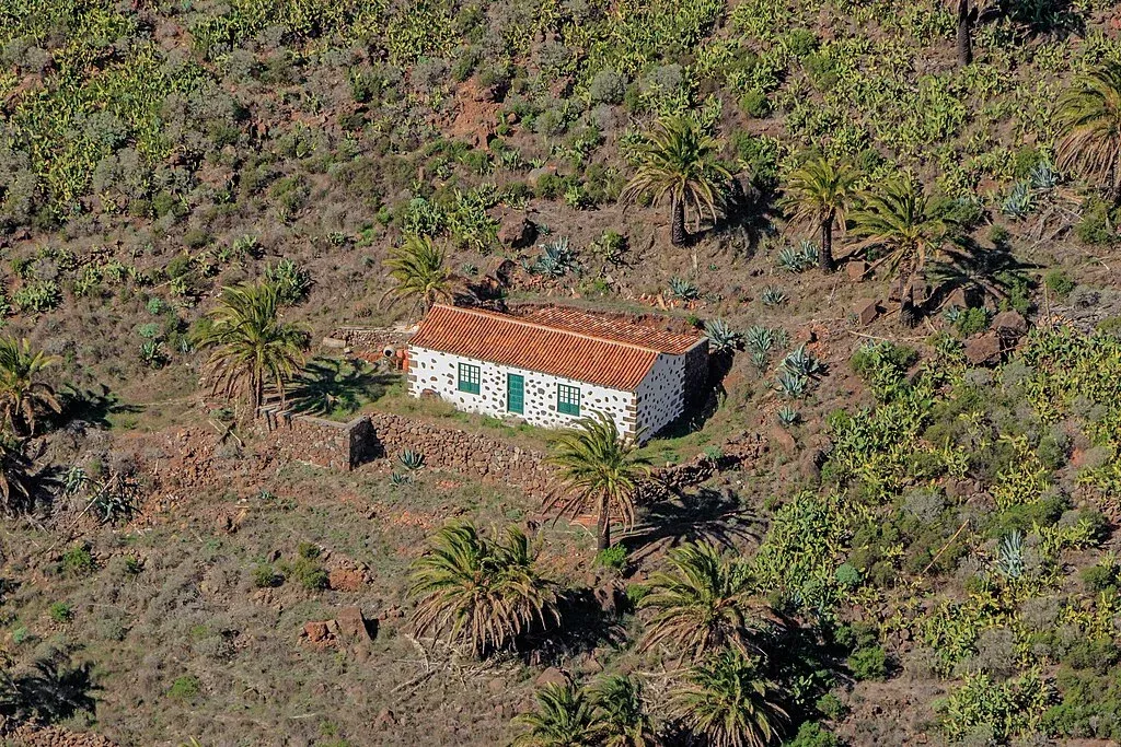 Caserío tradicional en Alajeró, La Gomera