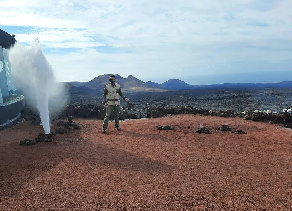 Demostración geotérmica en el Islote de Hilario, Timanfaya