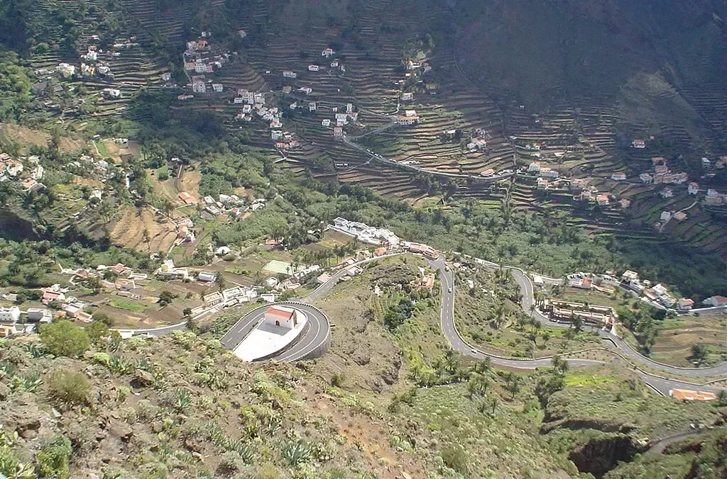 Vistas panorámicas del valle desde el Mirador de Palmarejo, diseñado por César Manrique