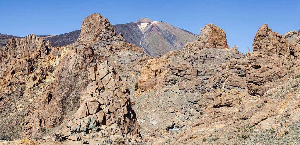 Roques de García con el Teide al fondo